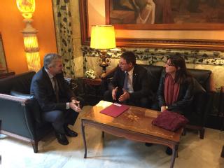 El presidente de la Audiencia de Barcelona se reúne con el conseller de Justicia   (2)